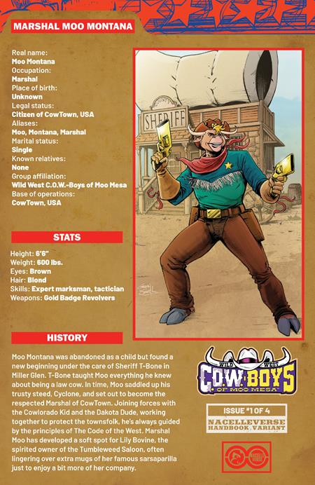 WILD WEST COW-BOYS OF MOO MESA (2025) #1 CVR D GAVIN SMITH HANDBOOK