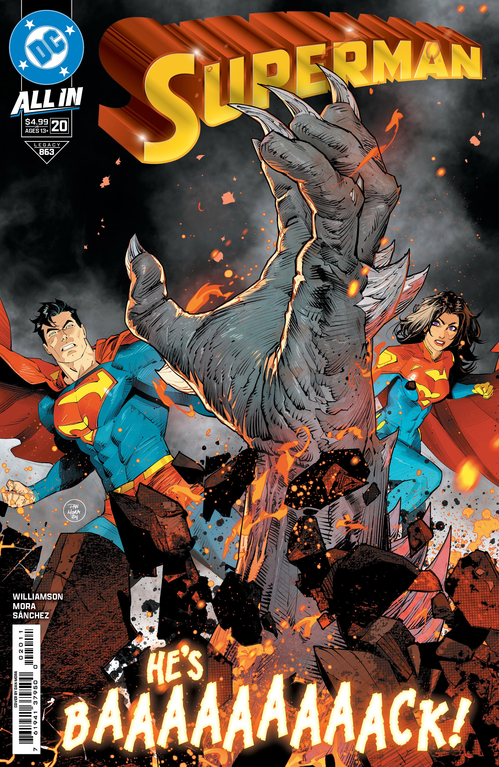 SUPERMAN (2023) #20 CVR A DAN MORA