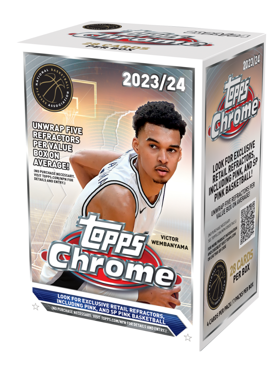 2023/24 TOPPS CHROME BASKETBALL BLASTER VALUE BOX