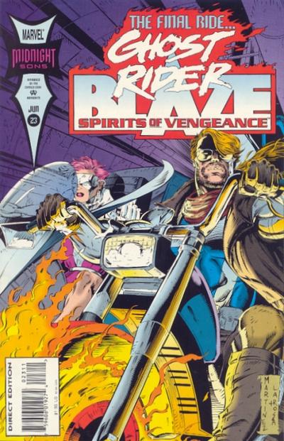 GHOST RIDER-BLAZE SPIRITS OF VENGEANCE (1992) #23 (VF/NM)