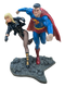 (DAMAGED) JLA BUILD A SCENE PART 2 BLACK CANARY AND SUPERMAN STATUE 1560/2200