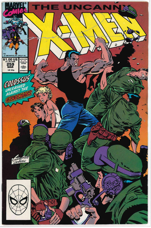 *SIGNED* UNCANNY X-MEN (1963) #259 (VF)