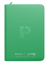 PALMS OFF GAMING COLLECTORS SERIES 9 POCKET GREEN ZIP TOP LOADER BINDER