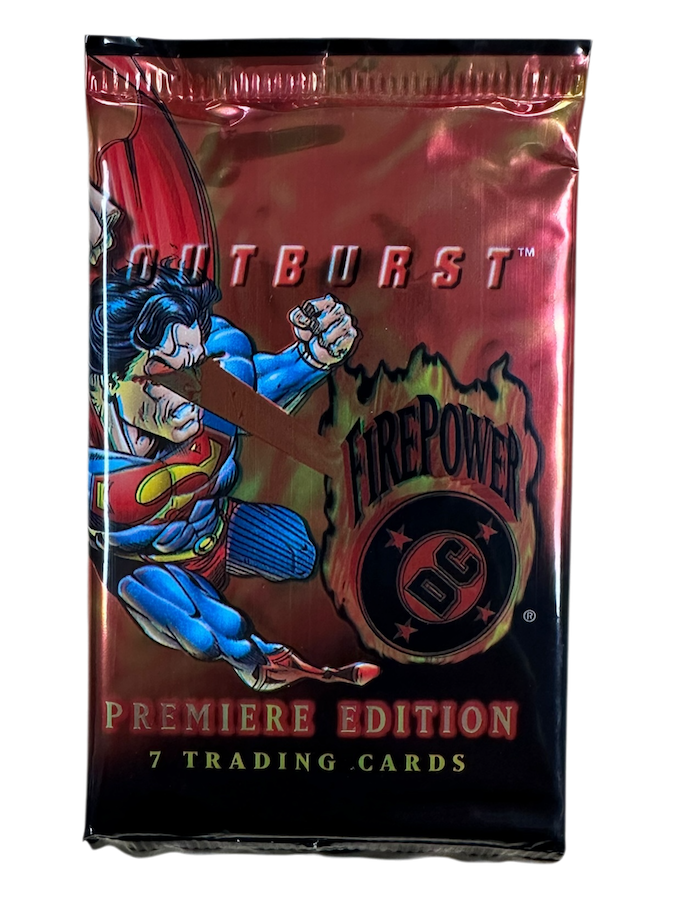 1996 SKYBOX DC OUTBURST FIREPOWER SEALED PACK