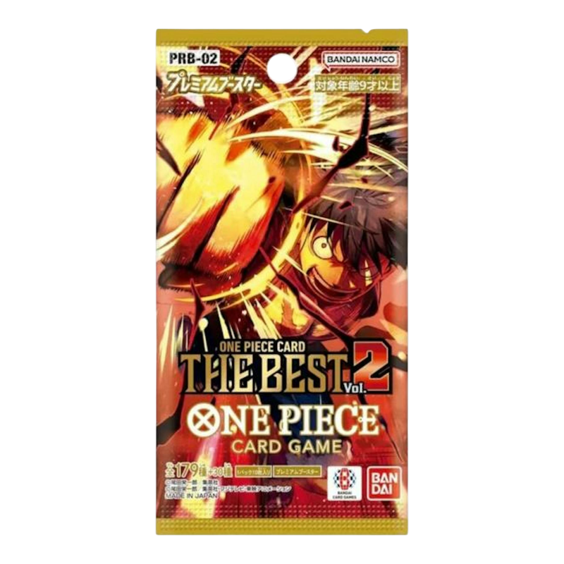 ONE PIECE CARD GAME JAPAN (PRB-02) THE BEST PREMIUM BOOSTER PACK