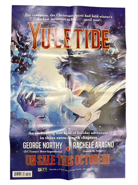 CROWNSVILLE YULETIDE DOUBLE SIDED FOLDED PROMO POSTER