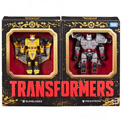 TRANSFORMERS TIMELINES MEGATRON AND BUMBLEEBEE FIGURE SET AF