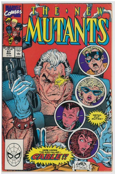 NEW MUTANTS (1983) #87 - FIRST APPEARANCE CABLE (VG/FN)