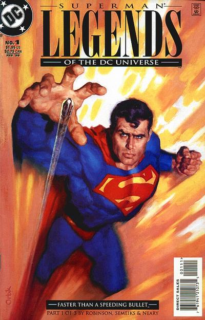LEGENDS OF THE DC UNIVERSE (1998) SUPERMAN - SET OF THREE