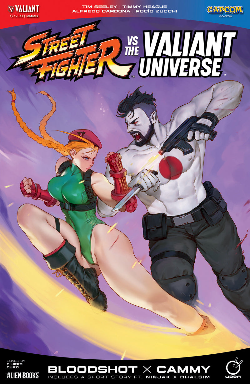STREET FIGHTER VS THE VALIANT UNIVERSE SPECIAL (2026) #1 (ONE SHOT) CVR A CURZI