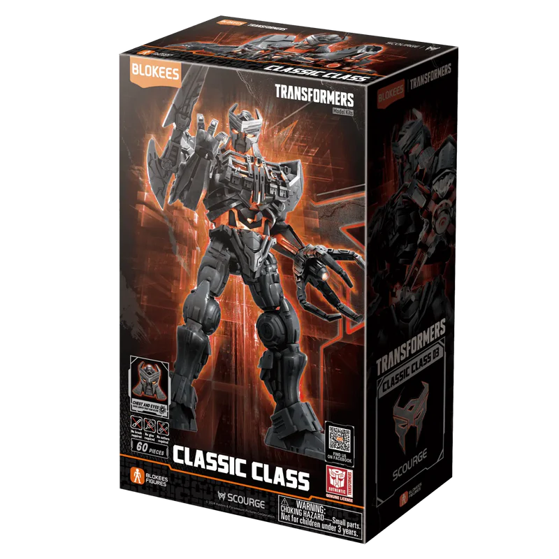 BLOKEES TRANSFORMERS CLASSIC CLASS 03 SCOURGE MODEL