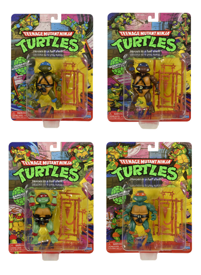 TMNT CLASSIC COLLECTION 4.5 INCH AF SET