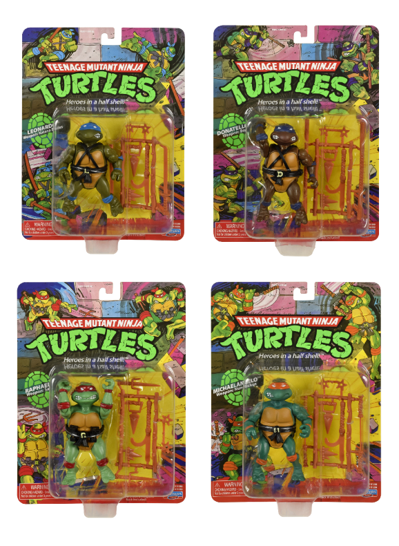 TMNT CLASSIC COLLECTION 4.5 INCH AF SET