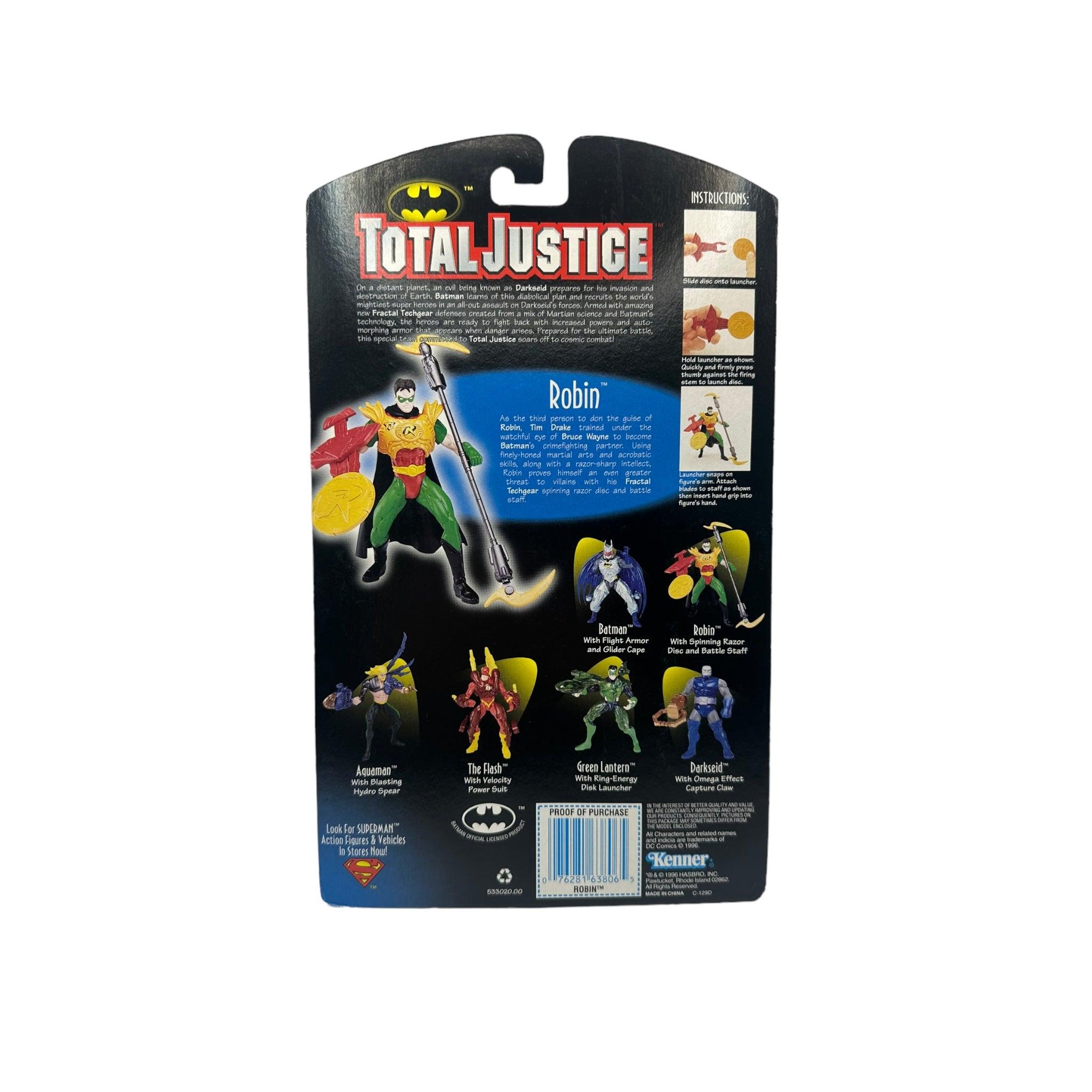 1996 KENNER TOTAL JUSTICE ROBIN AF - Kings Comics