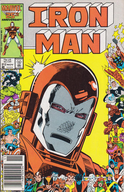 IRON MAN (1968) #212 NEWSSTAND EDITION (FN/VF)