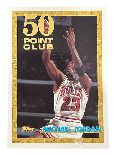 1992-93 TOPPS BASKETBALL #64 MICHAEL JORDAN 50 POINT CLUB