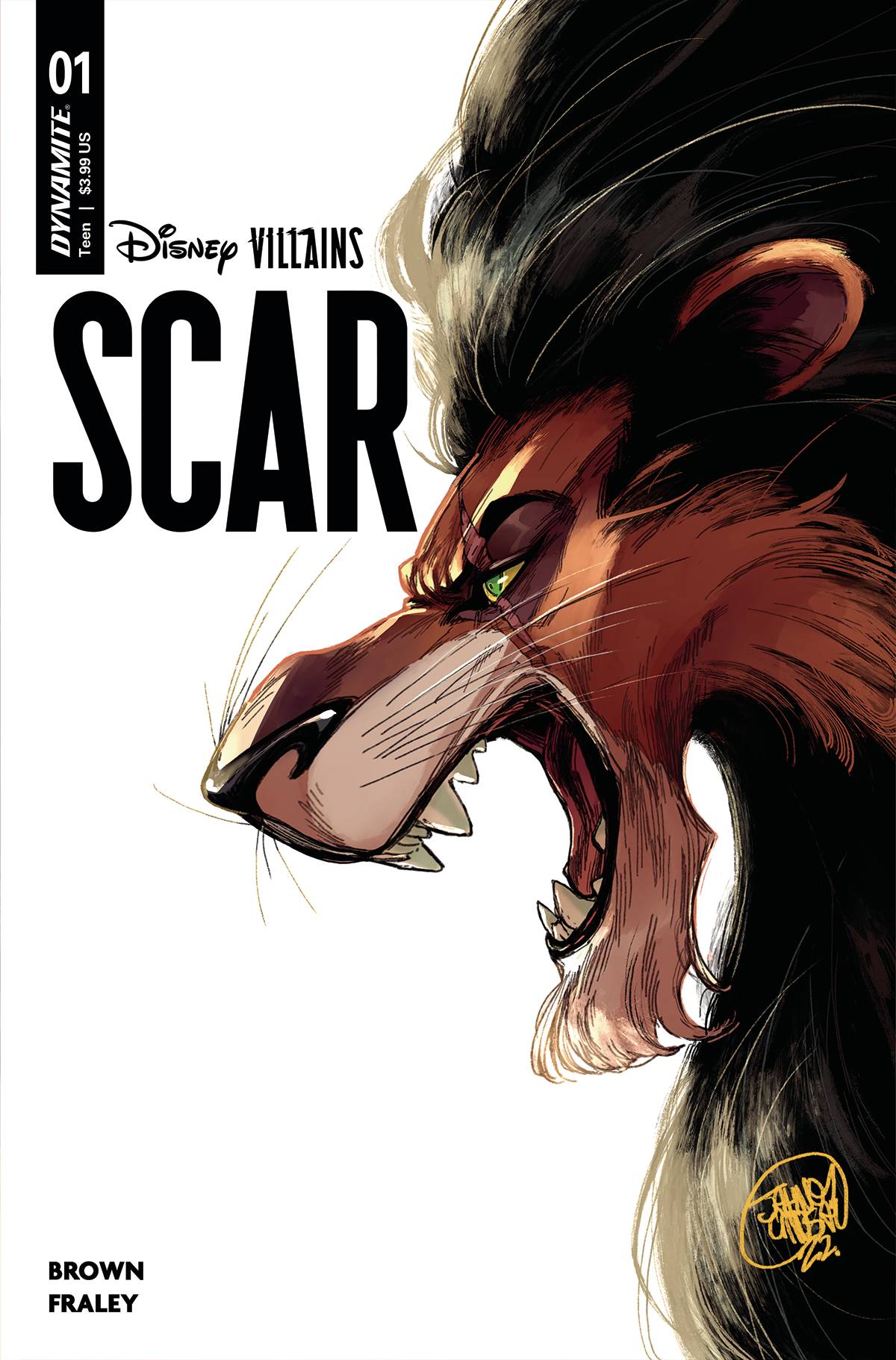 DISNEY VILLAINS SCAR (2023) #1 CVR A LINDSAY