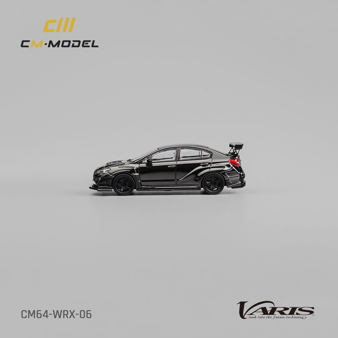 CM MODEL 1/64 SUBARU VARIS WIDEBODY 2.0 CHROME BLACK