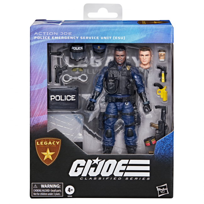GI JOE CLASSIFIED SERIES LEGACY COLLECTION ACTION JOE POLICE EMERGENCY SERVICE UNIT (ESU) AF