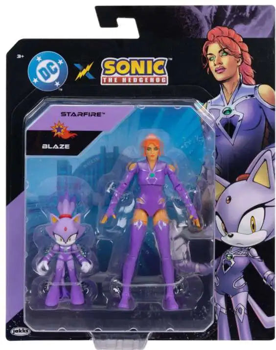 SONIC THE HEDGEHOG X DC STARFIRE AND BLAZE AS STARFIRE 5IN AF