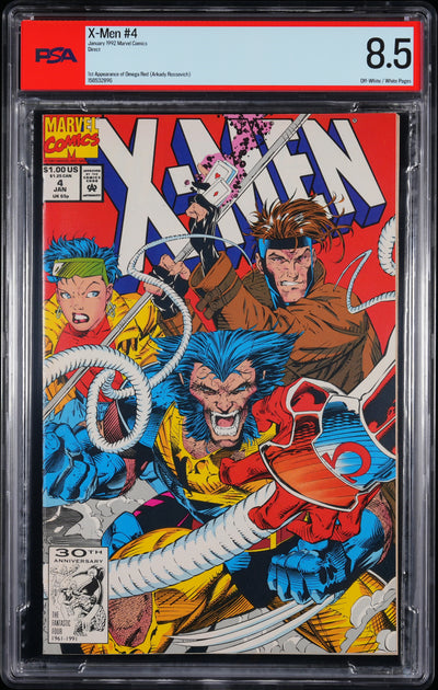 X-MEN (1992) #4 DIRECT PSA 8.5