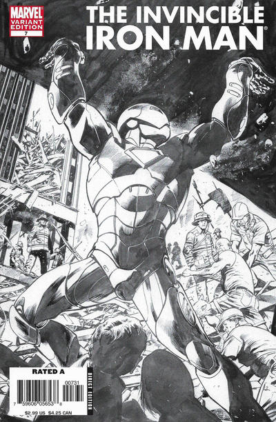IRON MAN (2005) #7 40 COPY INCV HITCH SKETCH VAR