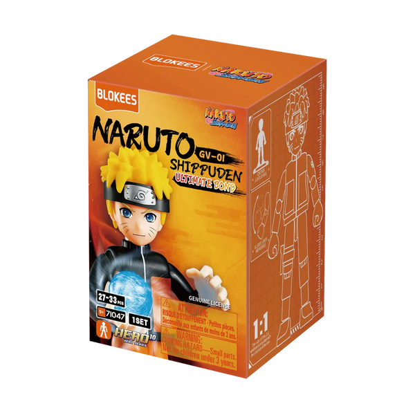 BLOKEES NARUTO GALAXY VERSION 1 ULTIMATE BOND MINI MODEL (BLIND BOX)