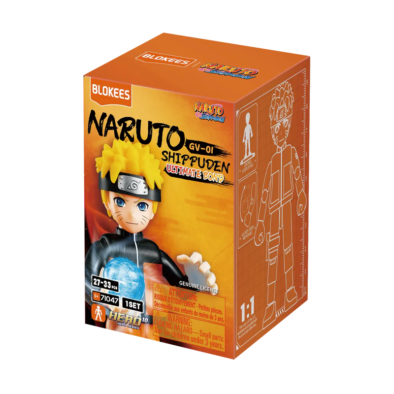 BLOKEES NARUTO GALAXY VERSION 1 ULTIMATE BOND MINI MODEL (BLIND BOX)