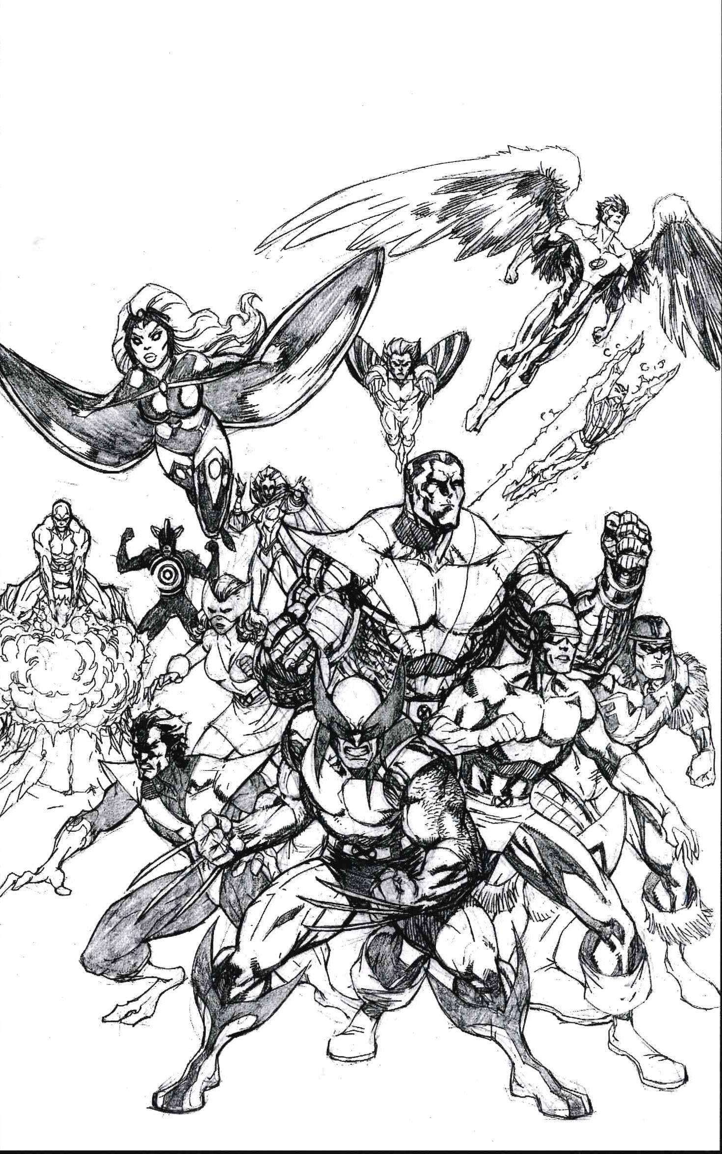 *MULTI SIGNED* PH4 SKETCHBOOK (2007) - LEE BERMEJO, CARLOS D'ANDA, RICHARD FRIEND