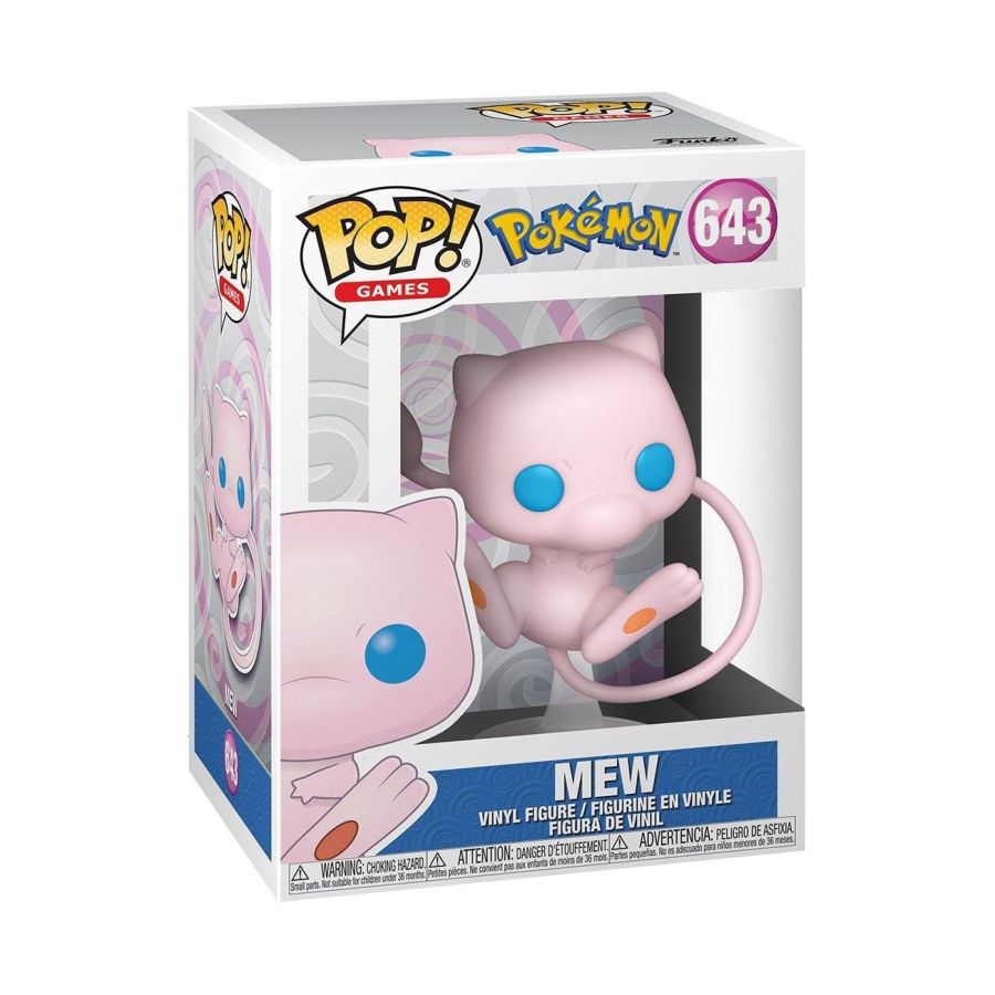 POP GAMES POKEMON MEW VINYL FIG