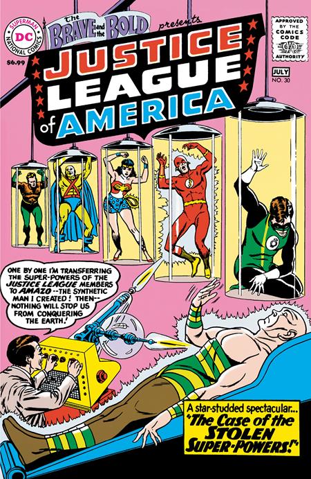 BRAVE AND THE BOLD (1955) #30 FACSIMILE EDITION (2025) CVR B MIKE SEKOWSKY & MURPHY ANDERSON FOIL VAR