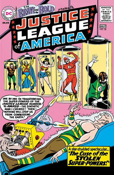 BRAVE AND THE BOLD (1955) #30 FACSIMILE EDITION (2025) CVR B MIKE SEKOWSKY & MURPHY ANDERSON FOIL VAR