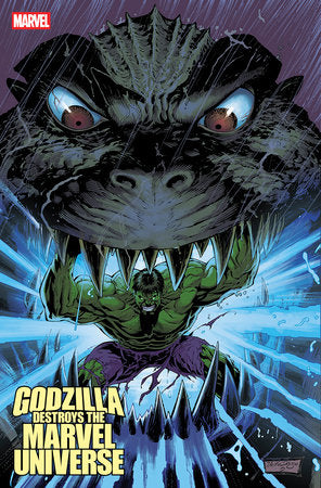 GODZILLA DESTROYS THE MARVEL UNIVERSE (2025) #4 25 COPY INCV NETHO DIAZ VAR