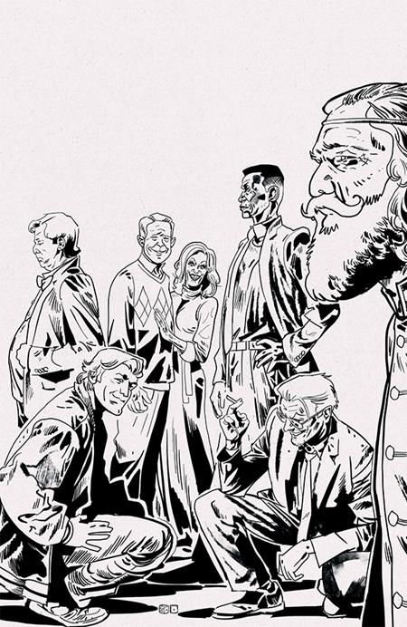 EXQUISITE CORPSES (2025) #2 2ND PTG CVR B MICHAEL WALSH B&W POLYBAGGED VAR