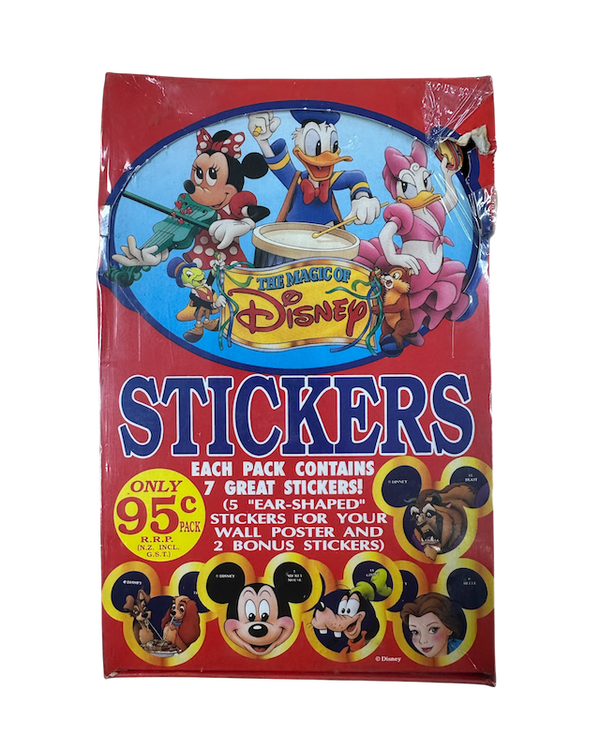 1992 DYNAMIC MARKETING THE MAGIC OF DISNEY STICKER BOX