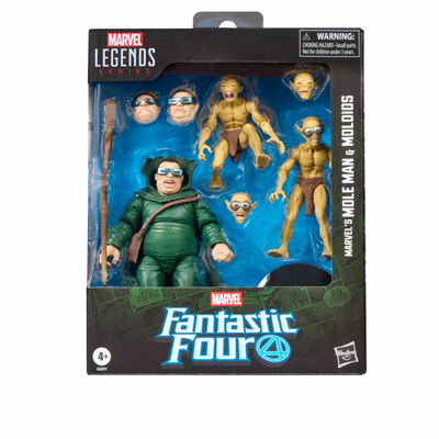 MARVEL LEGENDS SERIES MARVELS MOLE MAN AND MOLOIDS AF