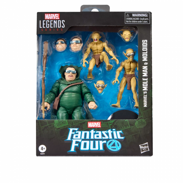 MARVEL LEGENDS SERIES MARVELS MOLE MAN AND MOLOIDS AF