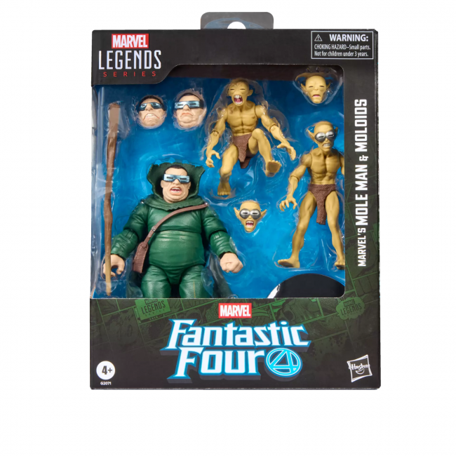 MARVEL LEGENDS SERIES MARVELS MOLE MAN AND MOLOIDS AF