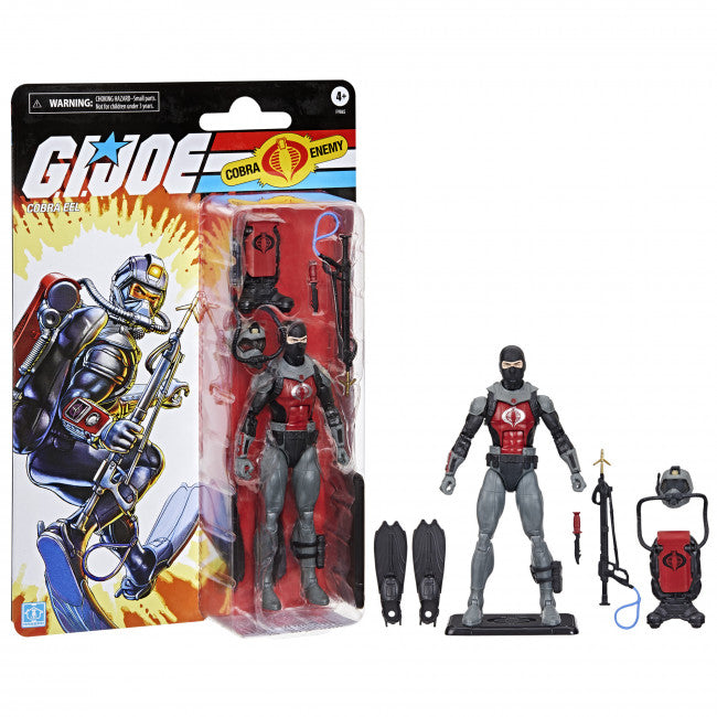 GI JOE CLASSIFIED SERIES RETRO CARDBACK COBRA EEL AF