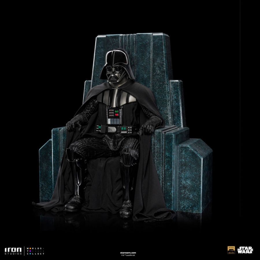 STAR WARS DARTH VADER ON THRONE 1:10 SCALE STATUE