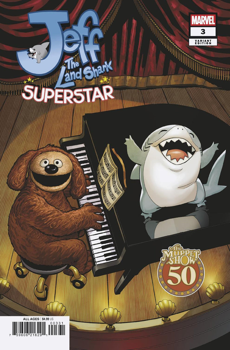 JEFF THE LAND SHARK SUPERSTAR (2026) #3 MATTEO LOLLI MUPPETS VAR