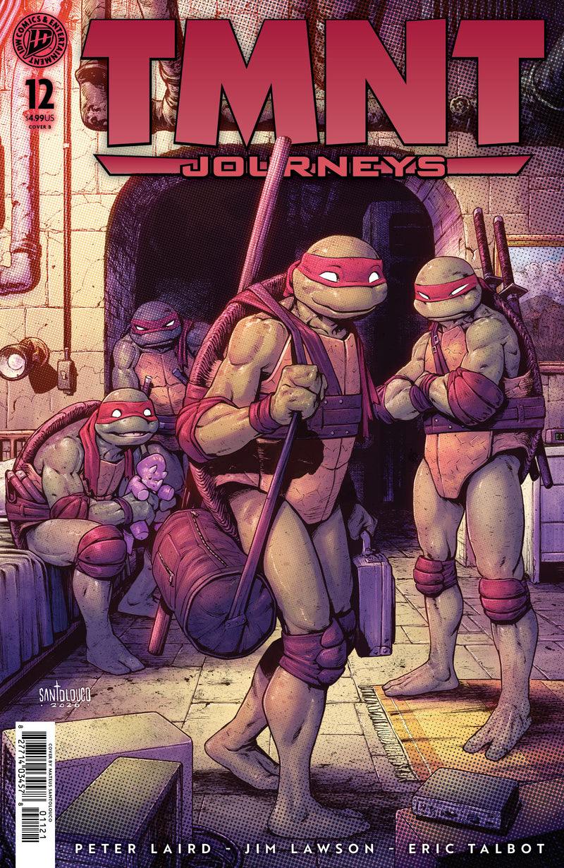 TEENAGE MUTANT NINJA TURTLES JOURNEYS (2025) #12 CVR B SANTOLOUCO