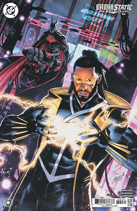 BATMAN STATIC BEYOND (2025) #4 CVR C LUCAS MEYER CARD STOCK VAR