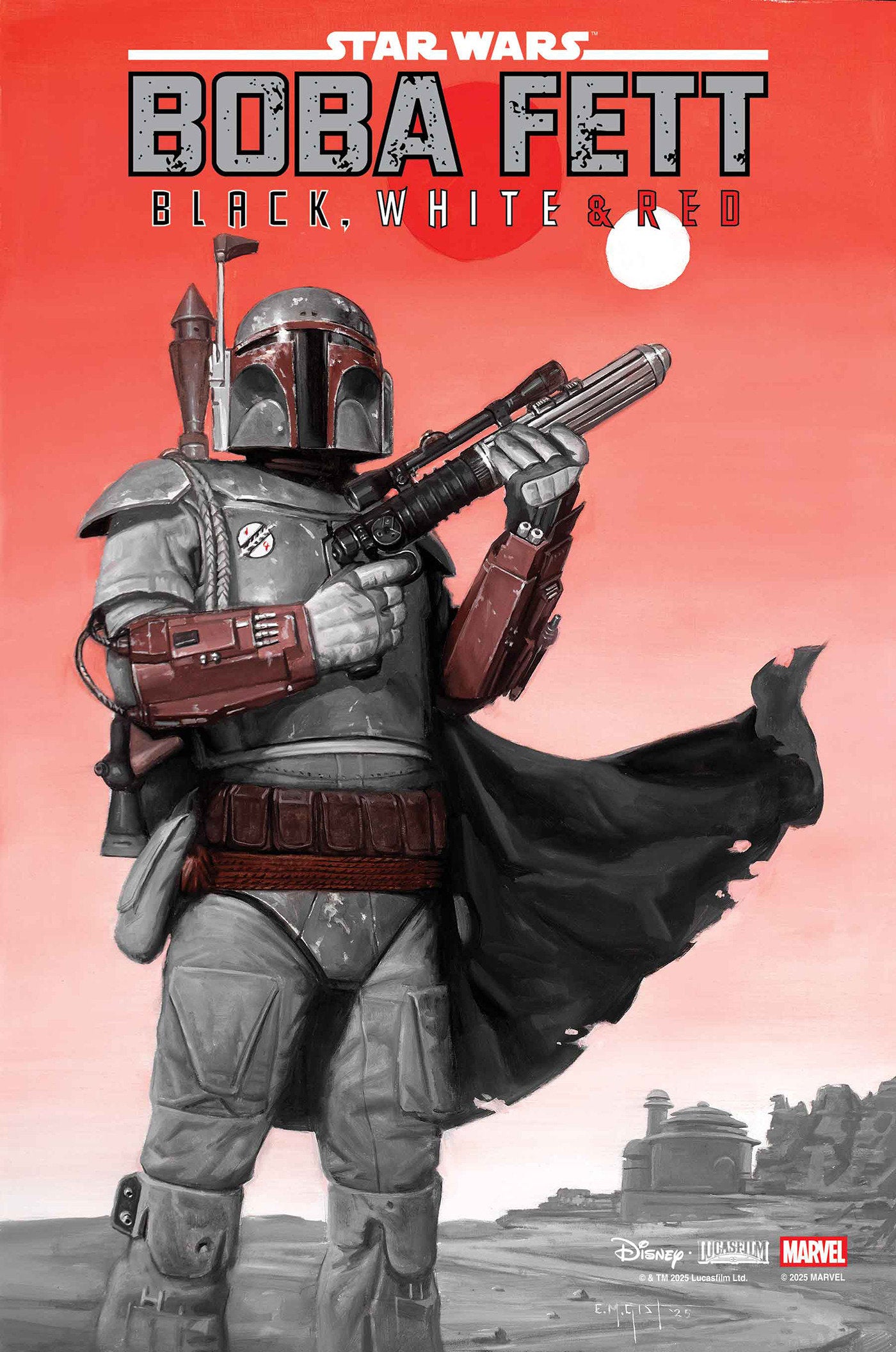 STAR WARS BOBA FETT BLACK WHITE & RED (2025) #3