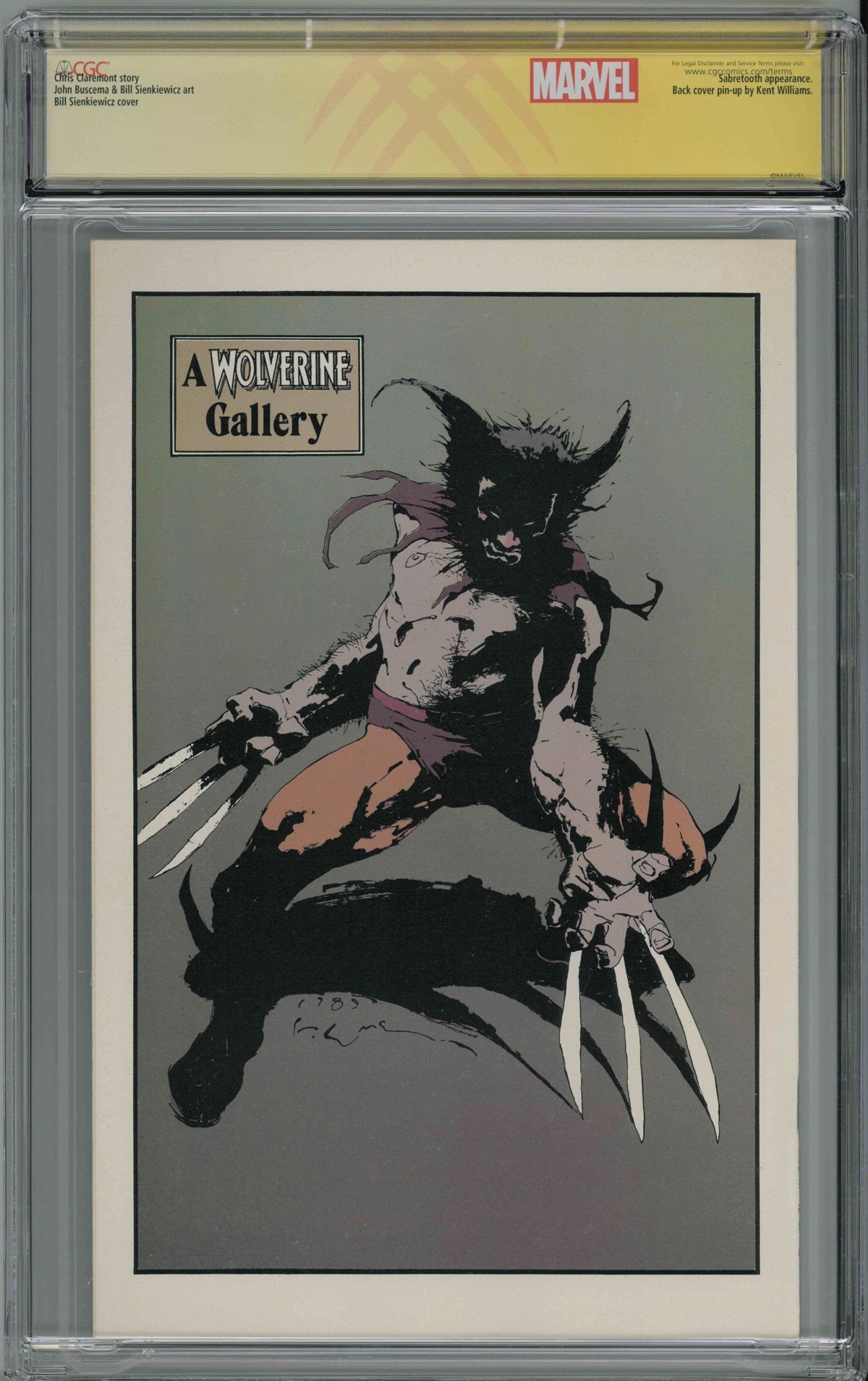 CGC WOLVERINE #10 (9.8) SIGNATURE SERIES - SIGNED BY CHRIS CLAREMONT