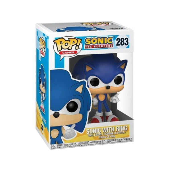 POP SONIC THE HEDGEHOG SONIC WITH RING VINYL FIG