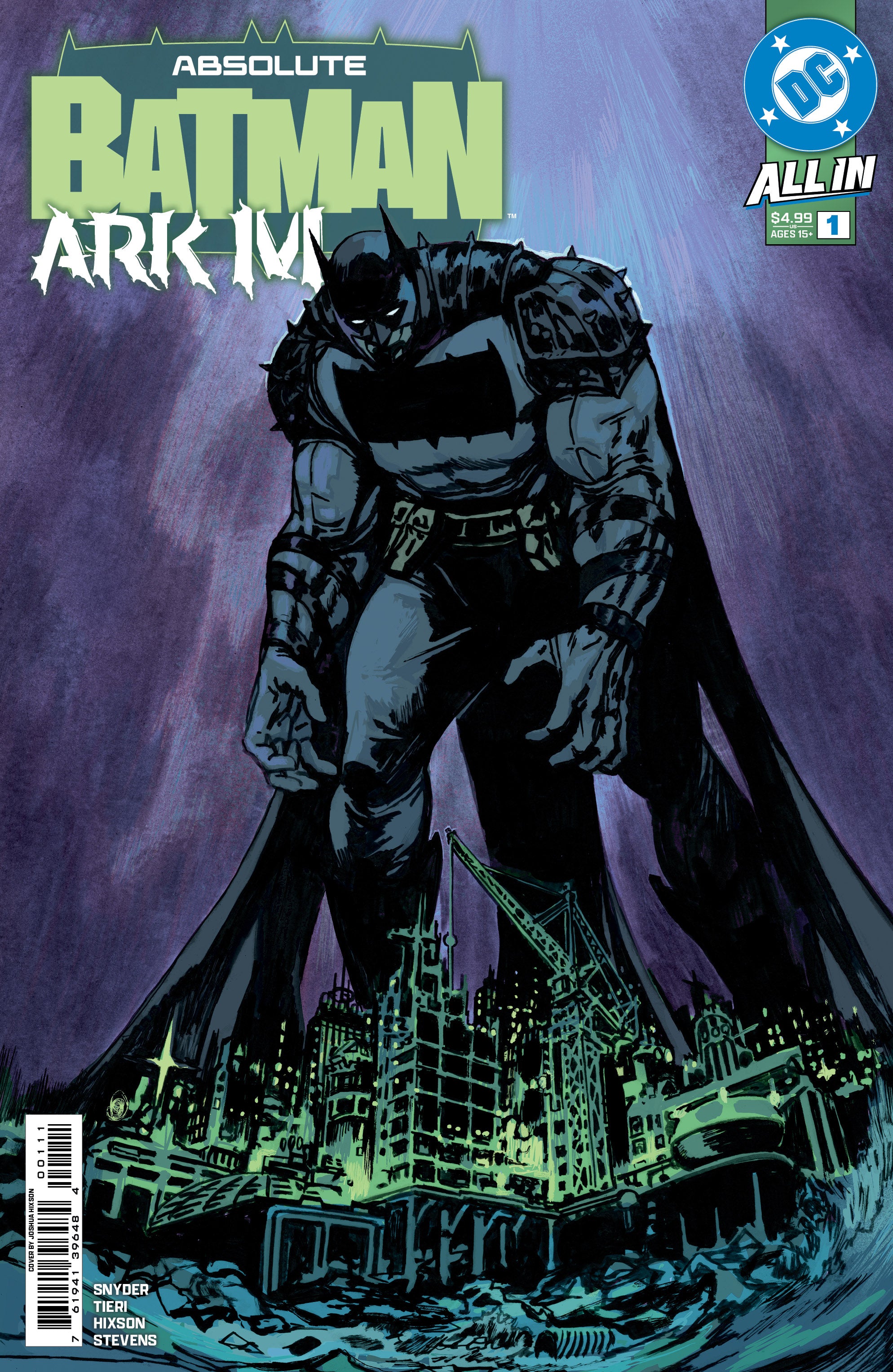 ABSOLUTE BATMAN ARK-M SPECIAL (2025) #1 (ONE SHOT) CVR A JOSHUA HIXSON