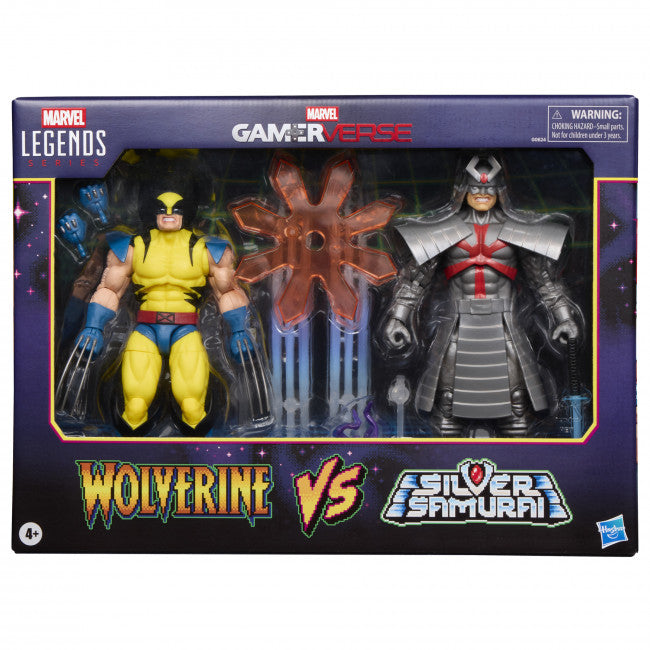 MARVEL LEGENDS SERIES GAMERVERSE WOLVERINE VS MARVELS SILVER SAMURAI AF