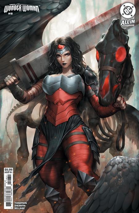 ABSOLUTE WONDER WOMAN (2024) #18 CVR C KENDRICK KUNKKA LIM CARD STOCK VAR