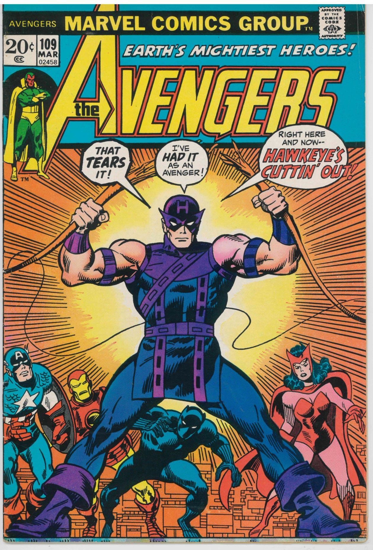 AVENGERS (1963) #109 (FN/VF) - Kings Comics